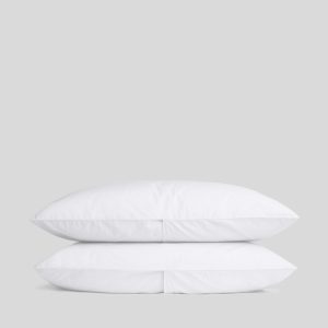 Percale Pillowcase Set (White)