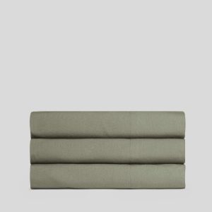 Percale Top Sheet (Moss)