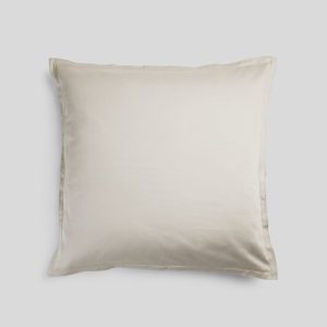 Sateen Euro Sham (Bone)
