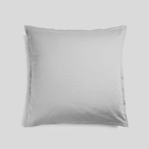Sateen Euro Sham (Light Grey)