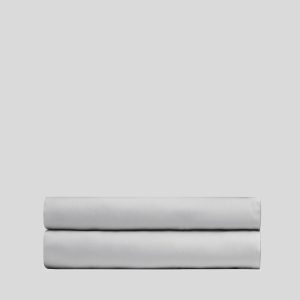 Sateen Fitted Sheet (Light Grey)
