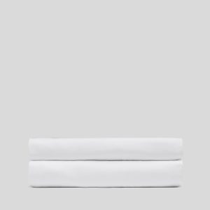 Sateen Fitted Sheet (White)