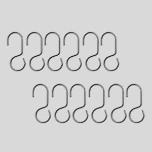 Shower Curtain Hooks (Chrome)