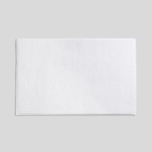 Soft Rib Tub Mat (White)