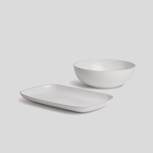 Stoneware Serveware (White)
