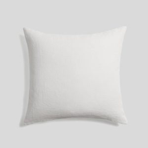 Vintage Linen Pillow Cover (Antique White)