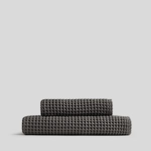 Waffle Towels (Charcoal)